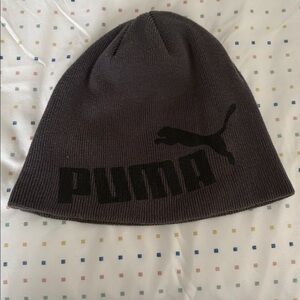 Puma Charcoal Knit Beanie